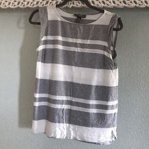 Maternity striped tank top